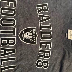 Raiders Football NFL Gray T-Shirt New w Tags